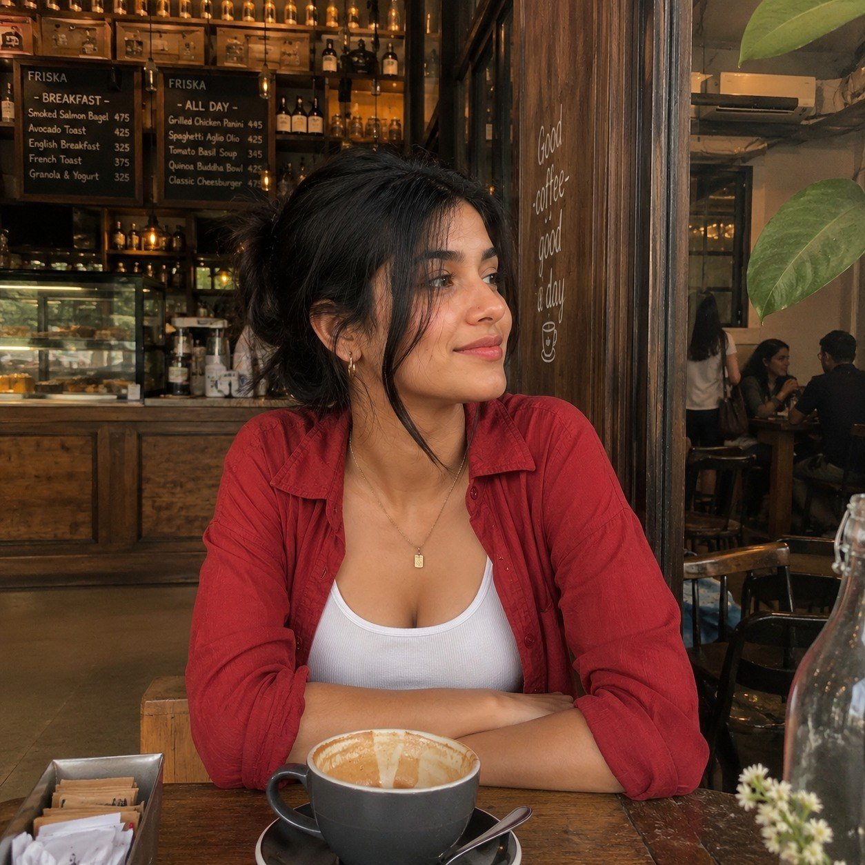 Illustrative profile for Khushi Shah, SOP and content writer